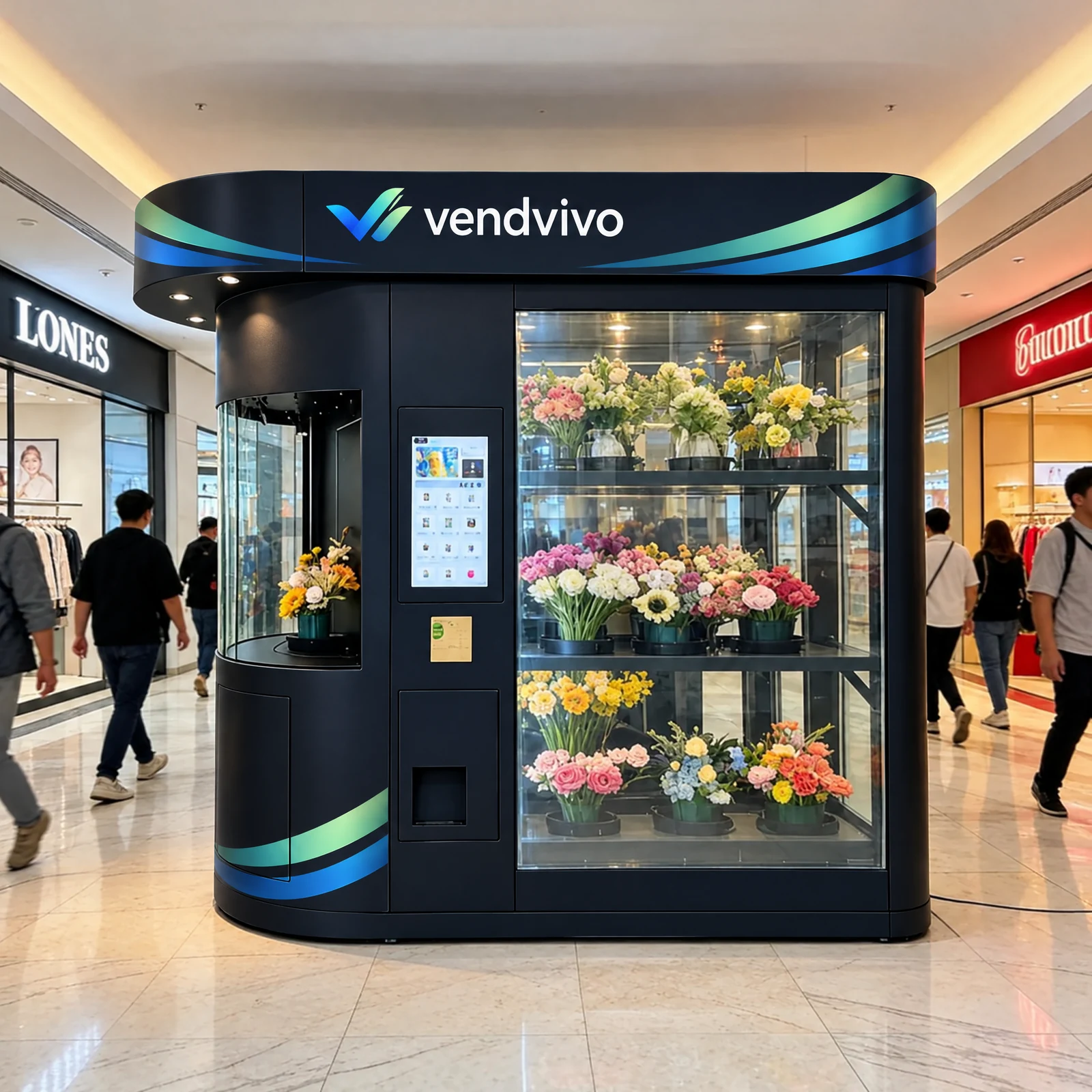 VendVivo vendingo aparatas pas klientą